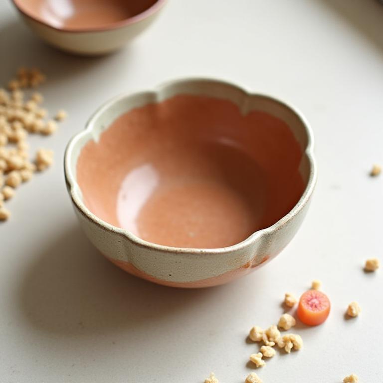 Artisanal ceramic bowl for mindful eating